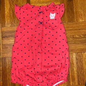 Carter’s heart snap-up romper